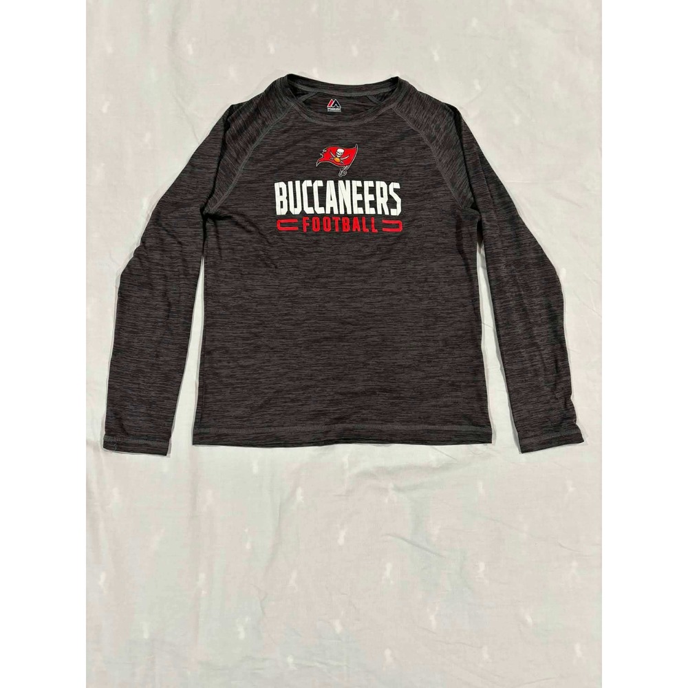 Majestic Buccaneers Football Long Sleeve Athletic Shirt Mens M M